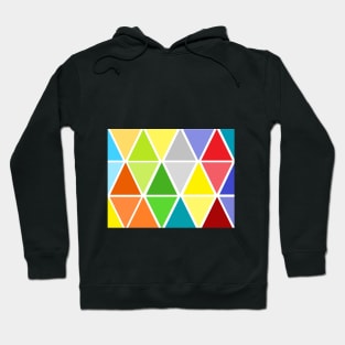 Colorful Seamless Triangle Pattern Hoodie